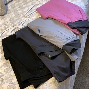 Lot of 4 HH PL scrub bottoms